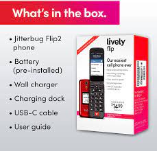 jitterbug flip2 cell phone for