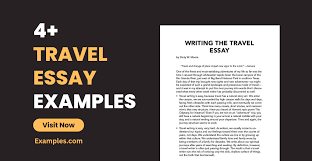 travel essay 4 exles format pdf