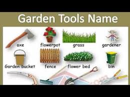 Gardening Tools Names English