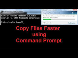 folders faster using command prompt