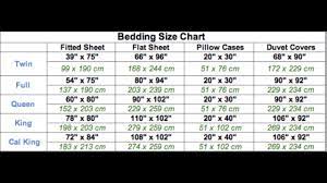 bed sheets sizes inches cm chart you