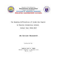 Start by reading the title and abstract. Pdf Action Research In Reading