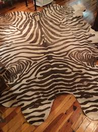 zebra print rug extra large