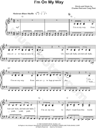 On my way album has 1 song sung by alan walker, sabrina carpenter, farruko. The Proclaimers I M On My Way Sheet Music Easy Piano In G Major Transposable Download Print Sku Mn0114204