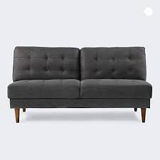 3.8 out of 5 stars with 4 reviews. Mellow Jules Modern Armless Loveseat Sofa Couch Dark Grey Amazon Ae