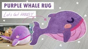 bts tinytan purple whale rug punch