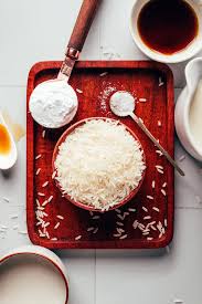 creamy vegan rice pudding minimalist
