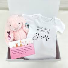 personalized newborn gift box for baby