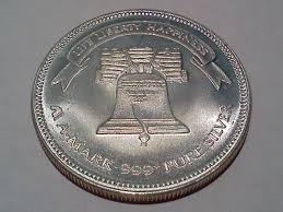 1 Oz 999 Fine Silver Amark Liberty Round 1988 The Mint