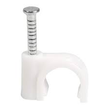 Qualgear 8 Mm Cable Clips White 100