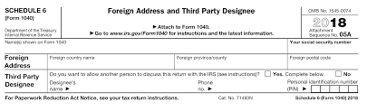 form 1040 schedules tax tables