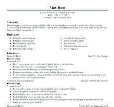 Maid Resume Sample Housekeeping Resume Examples Create My Resume