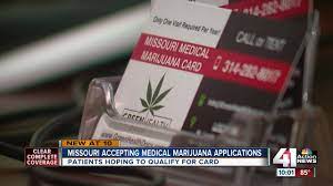 Check spelling or type a new query. Missouri Reviews More Than 500 Medical Marijuana Card Applications