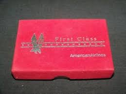 Which american airlines credit card is best? Vintage American Airlines First Class Playing Cards In Velvet Red Box Ebay