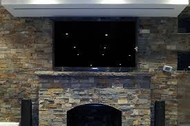 Tv Above A Fireplace Installation Gta