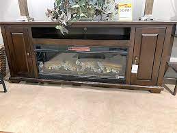 Amish Made Tv Console W Fireplace