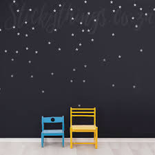 63 Shooting Stars Pattern Wall Decals