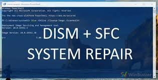 dism and sfc scannow windows