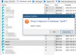 how to multiselect tables in heidi sql