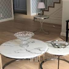 Coffee Table Marco Glamor Steel White