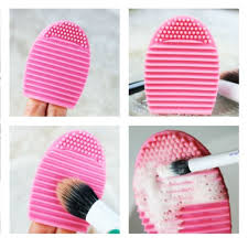 brush egg makeup brush cleaner tool