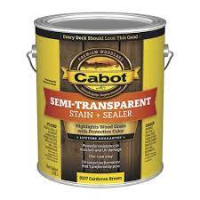 There's a sherwin williams and ace hardware close by. Cabot Semi Transparent Deck Siding Stain 1 Gal At Menards