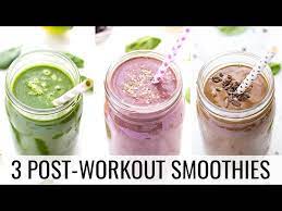 3 post workout smoothies healthy