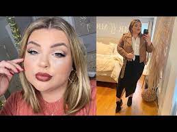 plus size outfits makeup tutorial