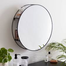Apartment 60cm Round Mirror Storage