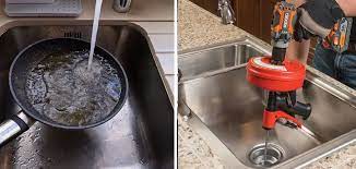 how to unclog kitchen sink from grease