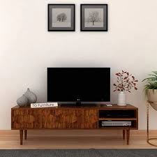 Wall Mount Plywood Wooden Tv Unit