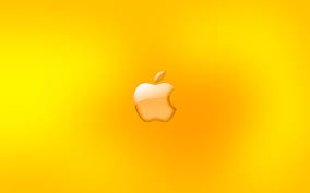 Apple logo wallpaper, Yellow wallpaper ...