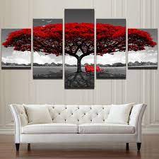 Red And Grey Wall Art Off 69