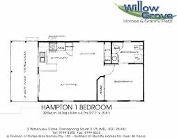 1 Bedroom Granny Flat Floor Plans