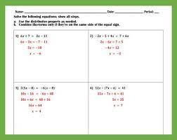 20 one two multi step equations and