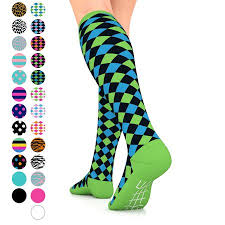 Go2 Fashion Compression Socks For Men Women 15 20 Mmhg Athletic Running Socks For Nurses Travel Medical Graduated Nursing Compression Stocking Sport