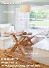 4 Seater Glass Top Dining Table Set