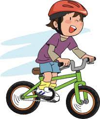 Boy on a bicycle - Openclipart