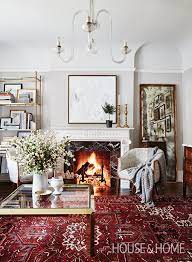 modern decor rugs in living room