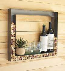 wall bar and wine cork holder vivaterra