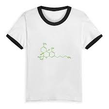 Amazon Com Gomop Thc Molecule Weed Cannabis Logo Tees Youth
