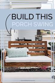 Diy Porch Swing Plans Build Your Own