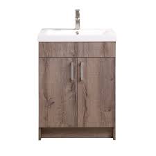 Want to shop bathroom vanities nearby? Mainstays Farmhouse 24 4 Inch Rustic Gray Single Sink Bathroom Vanity With Top Assembly Required Walmart Com Walmart Com