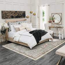 arrange furniture around an area rug