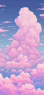 aesthetic pink clouds wallpapers