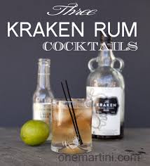 17 rum cocktail recipes you need in your life. Respect The Sea With These 3 Kraken Rum Cocktails Kraken Rum Spiced Rum Drinks Rum Cocktails