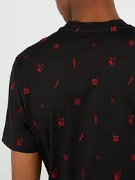 Cuban Fit Contrast Embroidered T Shirt Givenchy
