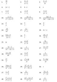 Rational Expressions