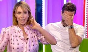Celebrities, they're just like us. Alex Jones Leaves Gethin Jones Mortified After Insulting The One Show Guest Tv Radio Showbiz Tv Express Co Uk