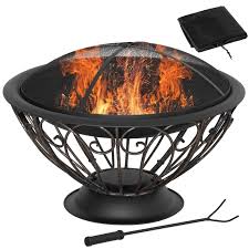 Outsunny Outdoor Fire Pit For Garden